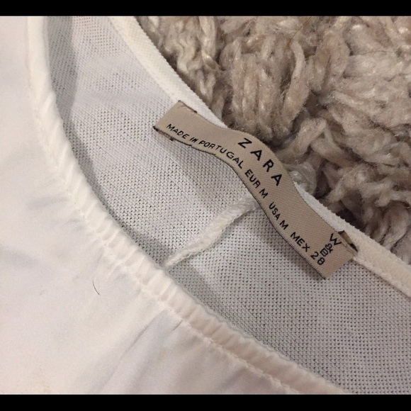 Cute white graphic bohemian boho chic top - Picture 3 of 3